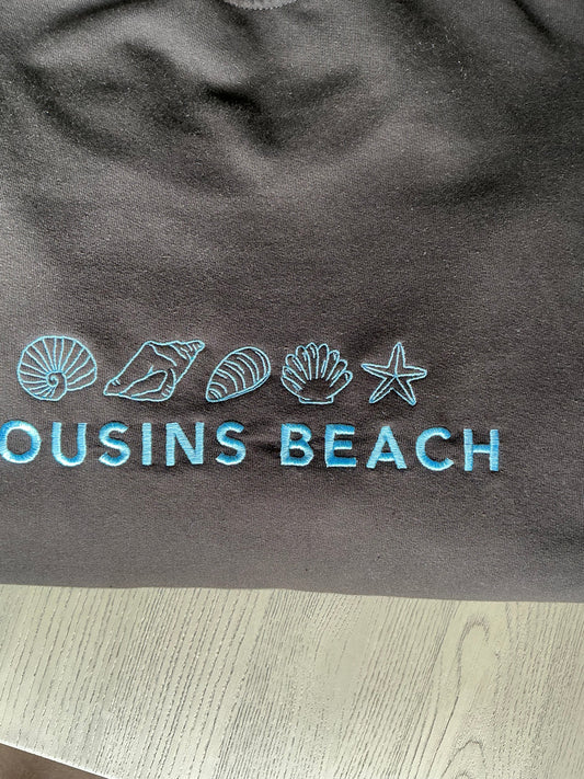 Cousins Beach Embroidered Sweatshirt: The Summer I Turned Pretty Inspired