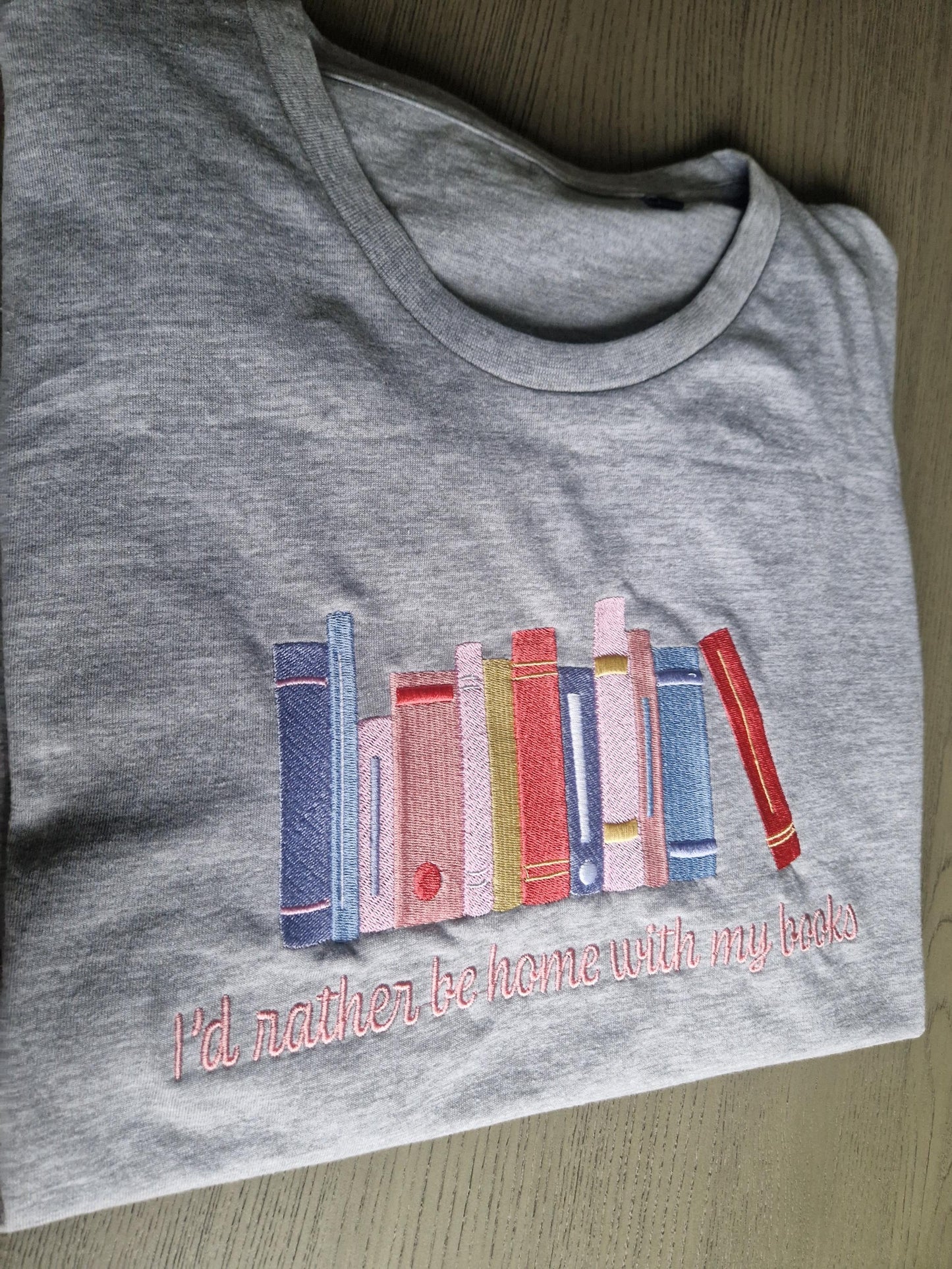 I’d rather be home with my books T-Shirt