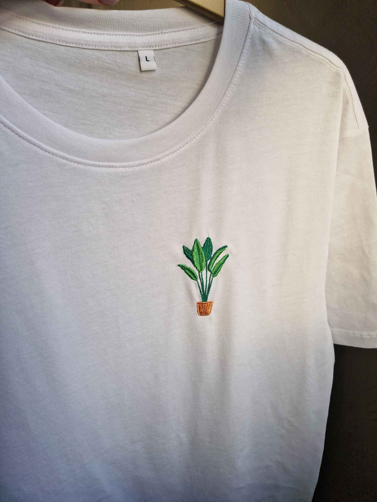 Embroidered Houseplant T-shirt