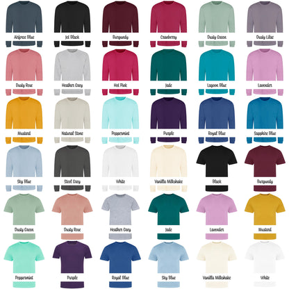 Unique Personalised Gift | Birth Month Flowers | Flowers | Personalised | Sweatshirt | Jumper | Gift | Hobby | Mother’s Day | XS - 6XL