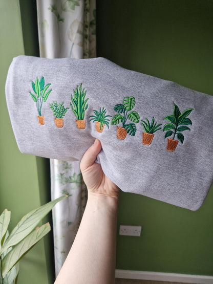 Embroidered Houseplant T-shirt | Pick Your Own Plant