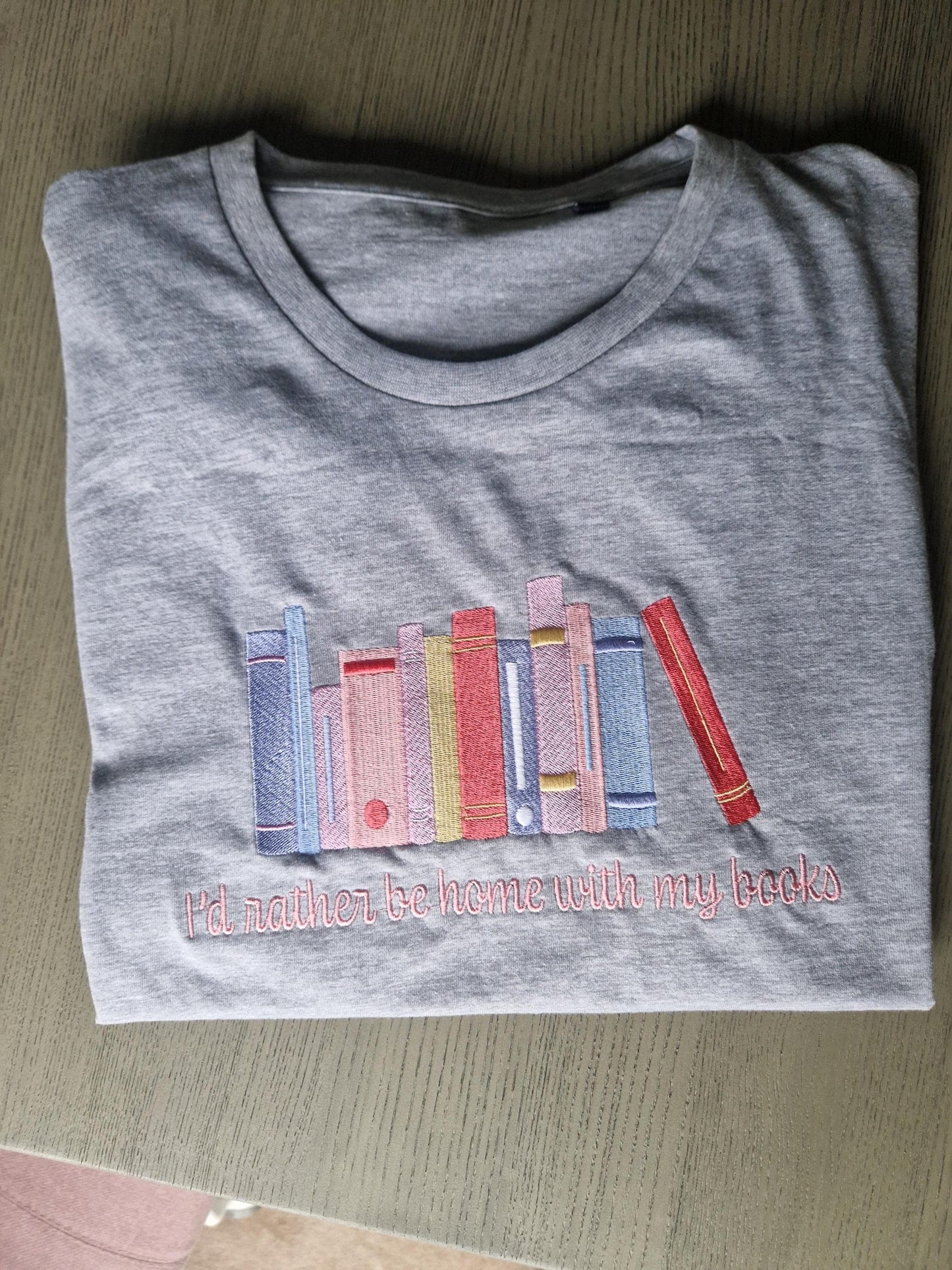 I’d rather be home with my books T-Shirt