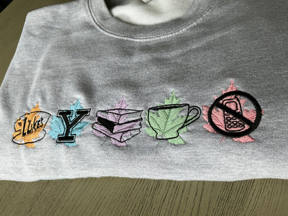 Gilmore girls Iconic Leaves Sweatshirt