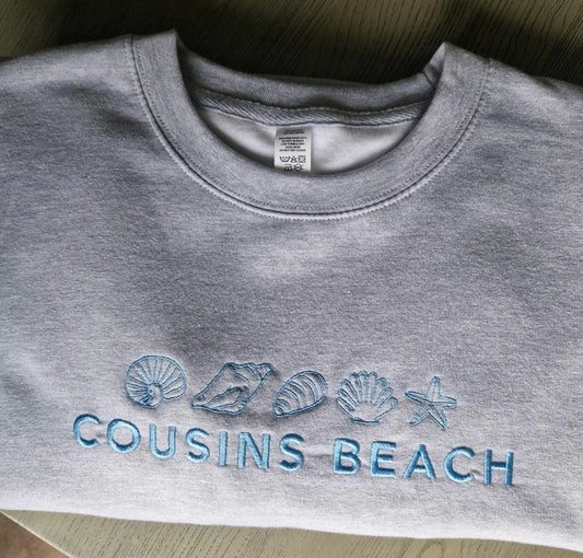 Cousins Beach Embroidered Sweatshirt: The Summer I Turned Pretty Inspired