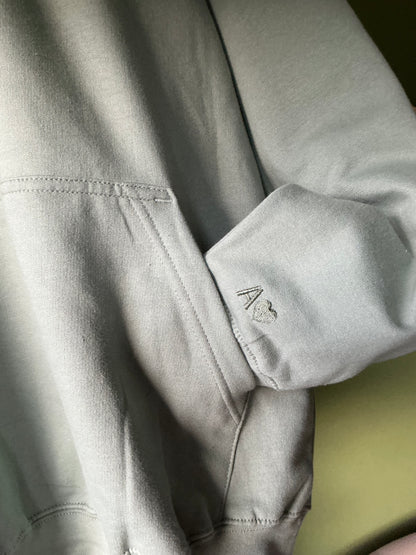 Personalised date and initial hoodie