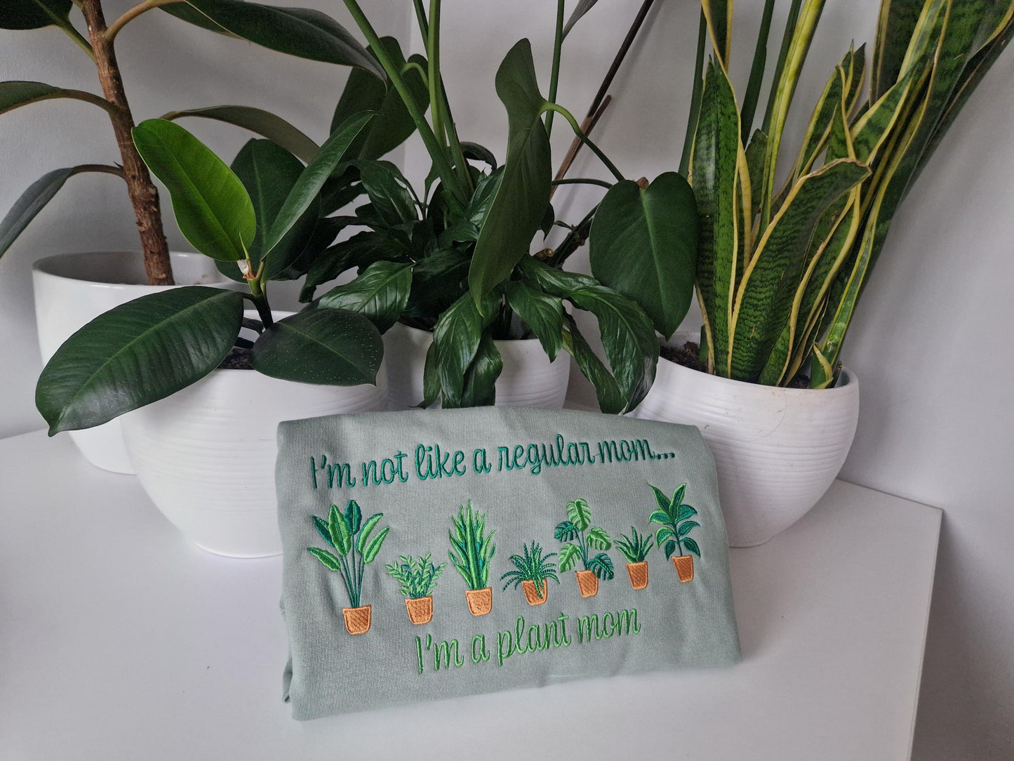 I'm not like a regular mom.. I'm a plant mom