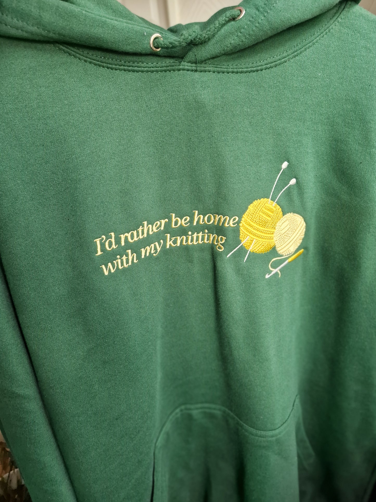 I'd rather be home with my knitting Sweatshirt
